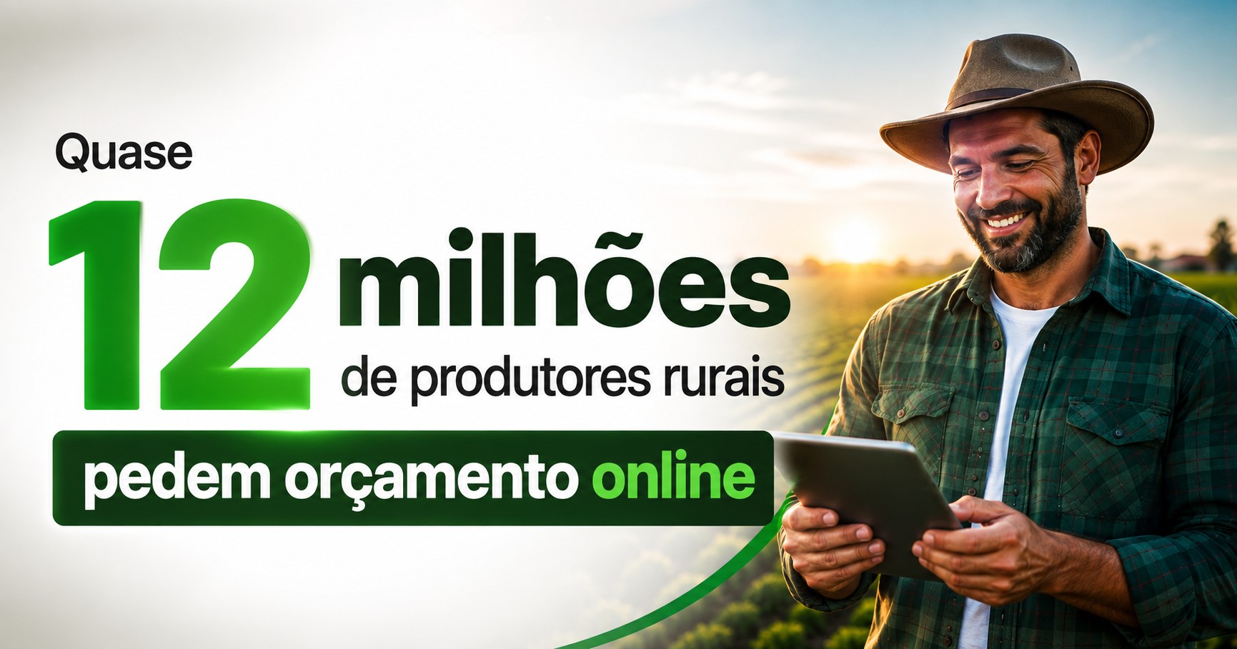 Quase 12 milhões de produtores rurais pedem orçamento online - QTU Questões do Universo