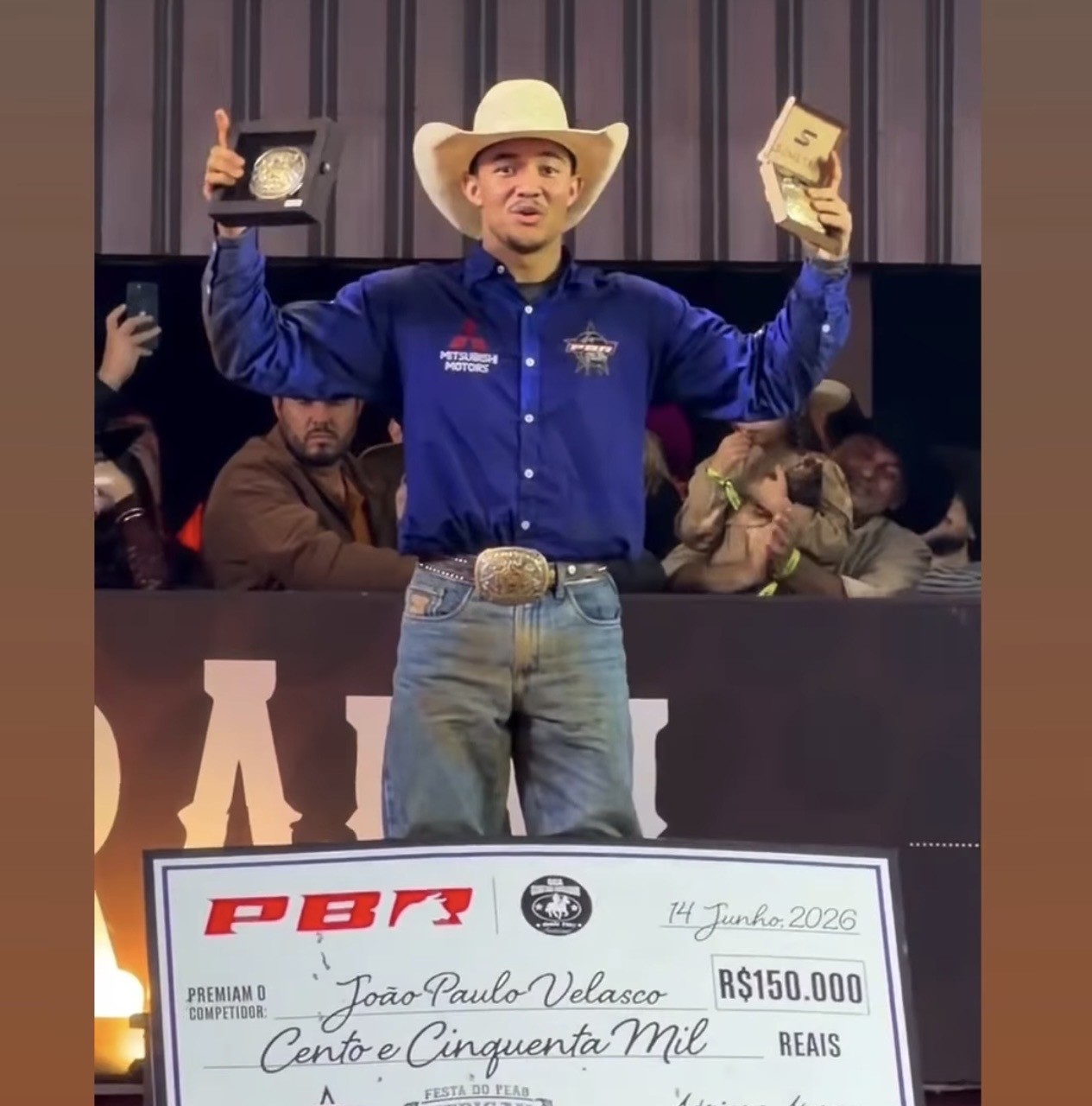 Peão de 20 anos vence Iron Cowboy e conquista R$ 300 mil em 15 dias