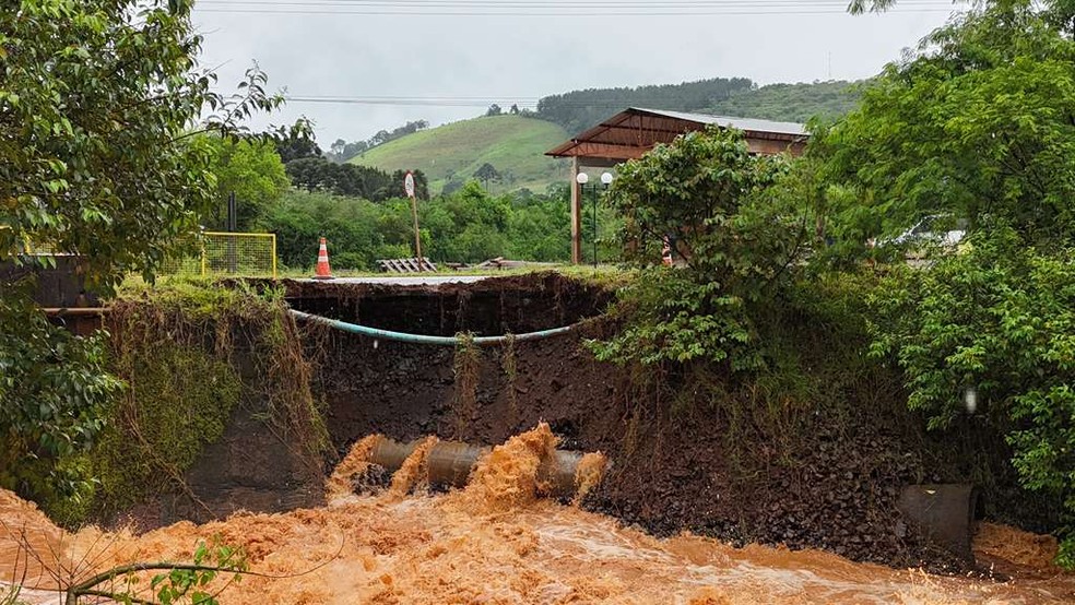 Prefeitura calcula perdas em Goioxim — Foto: Prefeitura de Goioxim