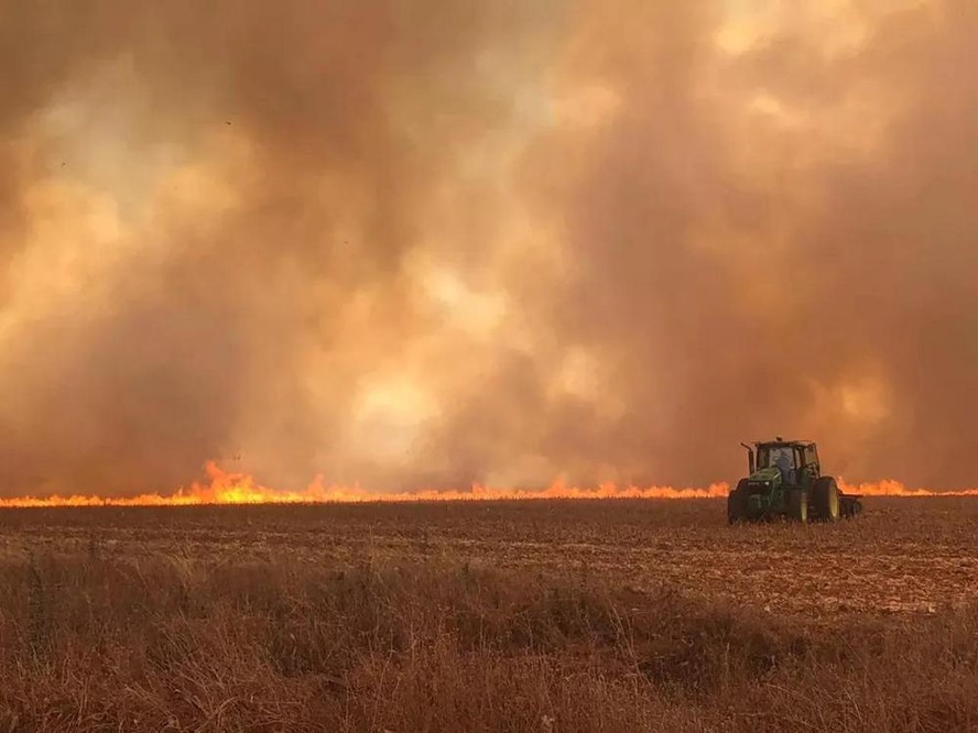 Há probabilidade de temperaturas altas no segundo semestre e a ocorrência de ondas de calor e incêndios florestais