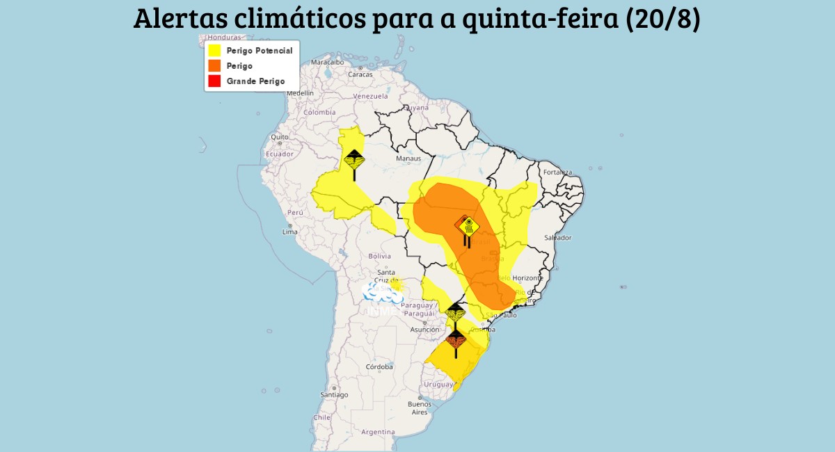 Ciclone traz frio ao Sul, enquanto calor passa dos 40°C em outras regiões; veja a previsão