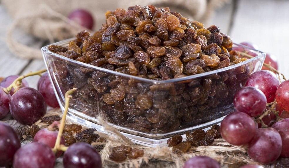 Quase 100% das uvas-passas consumidas no Brasil são importadas — Foto: freepik