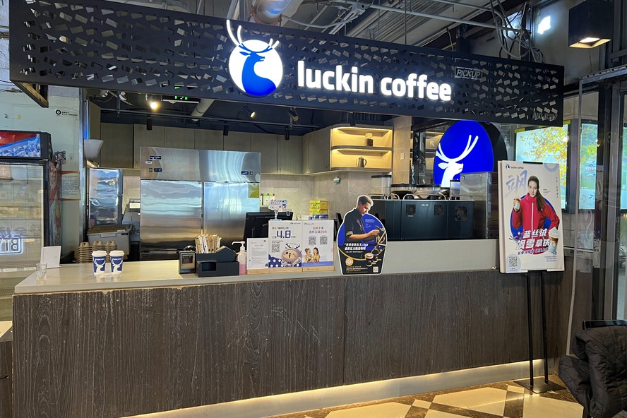 Rede de cafeterias Luckin Coffee possui 20 mil lojas na China