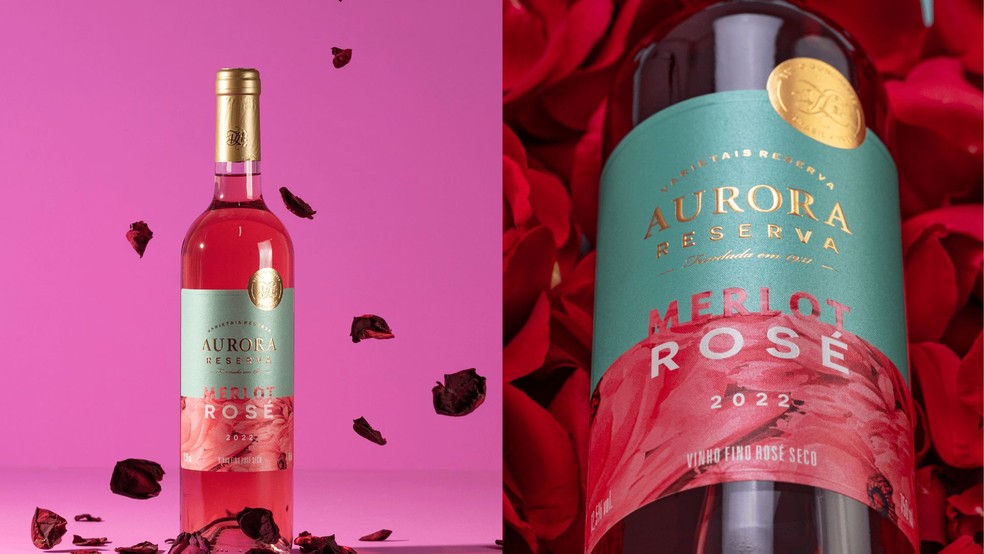 Aurora Resrva Merlot Rosé — Foto: Divulgação/Vinícola Aurora