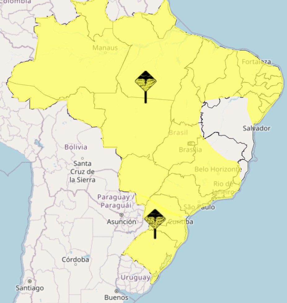 Final de semana tem alerta para chuvas em todos os Estados do país; veja previsão