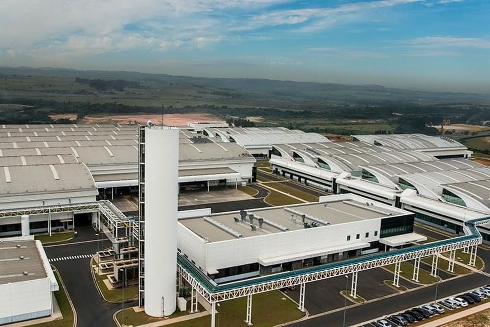 Imagem aérea da fábrica totalmente digitalizada em Indaiatuba (SP) — Foto: Divulgação