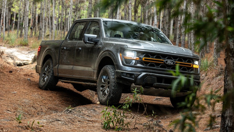 Picape Ford F-150 tem como diferencial a experiência premium — Foto: Divulgação