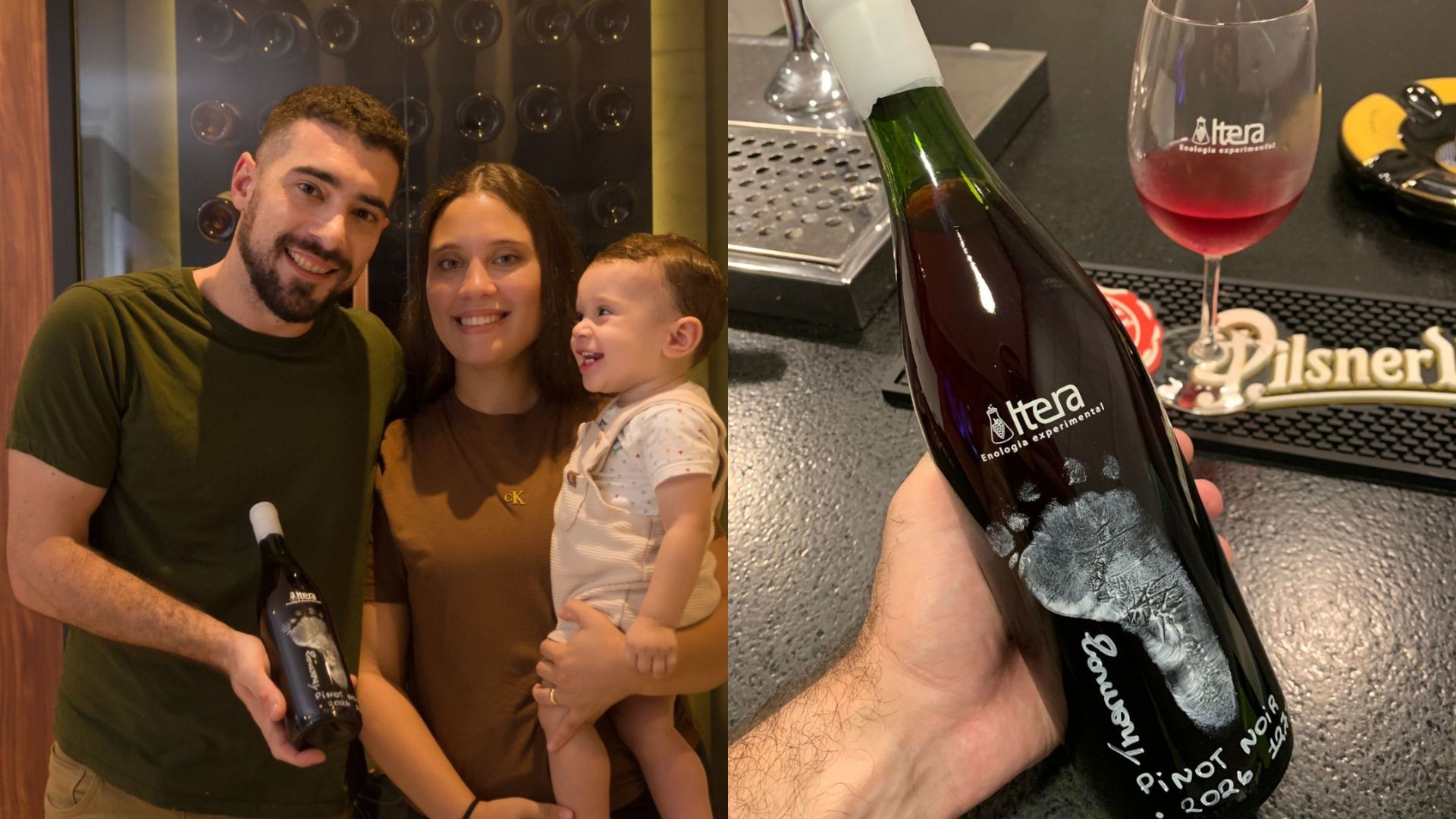 Casal produz vinho para brindar com filho quando ele completar 18 anos