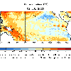 Para o La Niña ser caracterizado, é necessário uma variação na temperatura de -0,5 °C ou menos nas águas superficiais de partes central e leste do Pacífico Equatorial - NOAA