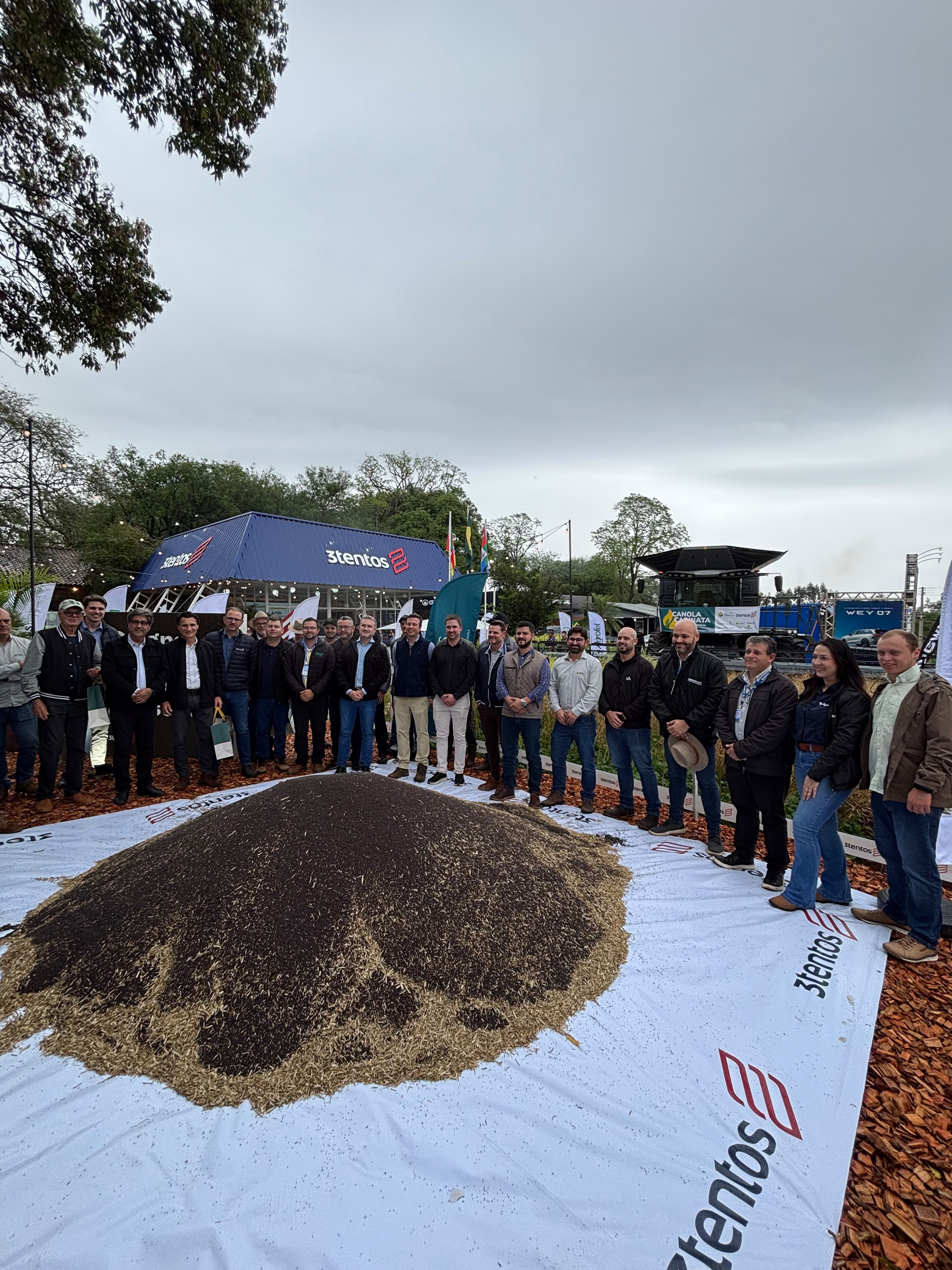 Abertura oficial da colheita da canola é realizada pela primeira vez no Brasil