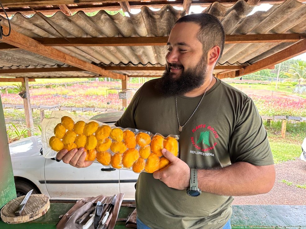 Produtor e viveirista Mauro Filho, um dos sócios da Plant Roots Viveiro Ambiental — Foto: Divulgação