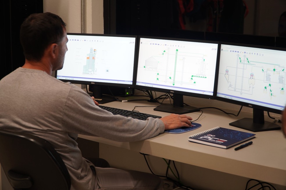 Sistema automatizado pode evitar perdas comuns nos silos — Foto: PCE / divulgação