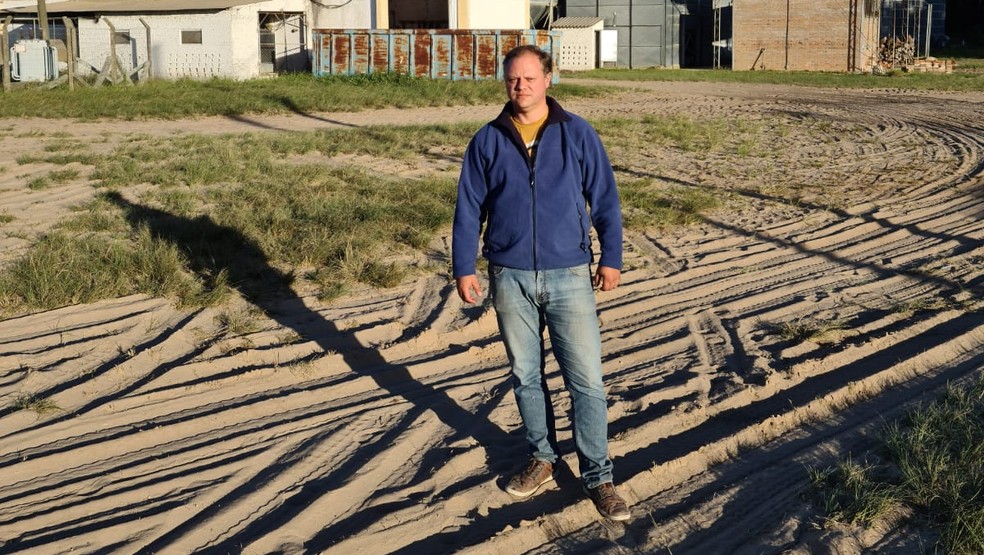 Fernando Rechsteiner, produtor de arroz em Pelotas (RS) — Foto: Arquivo pessoal