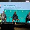 Desafios em debate: Sueme Mori (CNA), Ingo Plöger (Abag), Ana Toni (COP30) e o jornalista Carlos Alberto Sardenberg, da CBN, durante o CBN Talks - Daniel Azevedo Duarte
