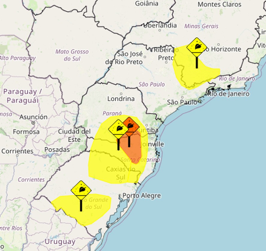 Amanhecer frio vai causar geadas localizadas no Centro-Sul