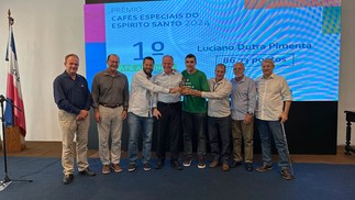 Categoria Sustentabilidade/Arábica: Luciano Dutra Pimenta — Foto: Mateus Fonseca/Governo-ES