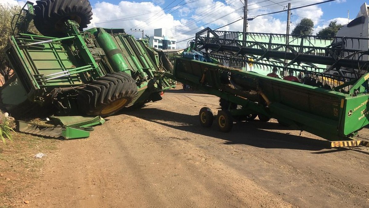 Colheitadeiras lideram casos de acidentes no campo