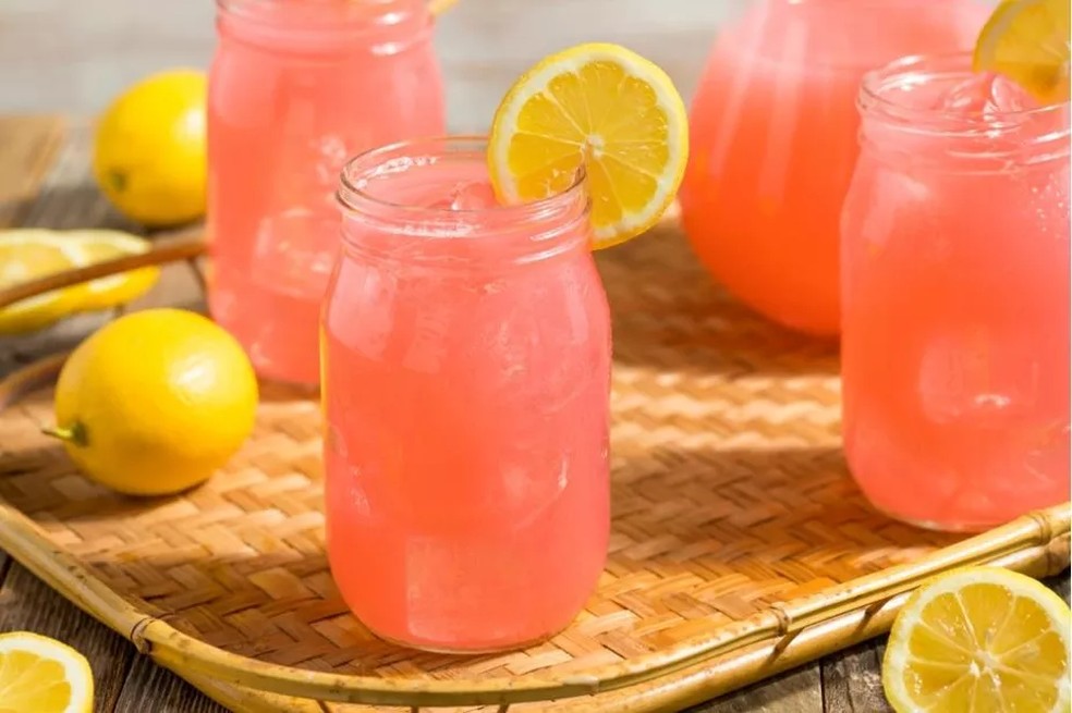 Pink lemonade — Foto: Receitas Globo