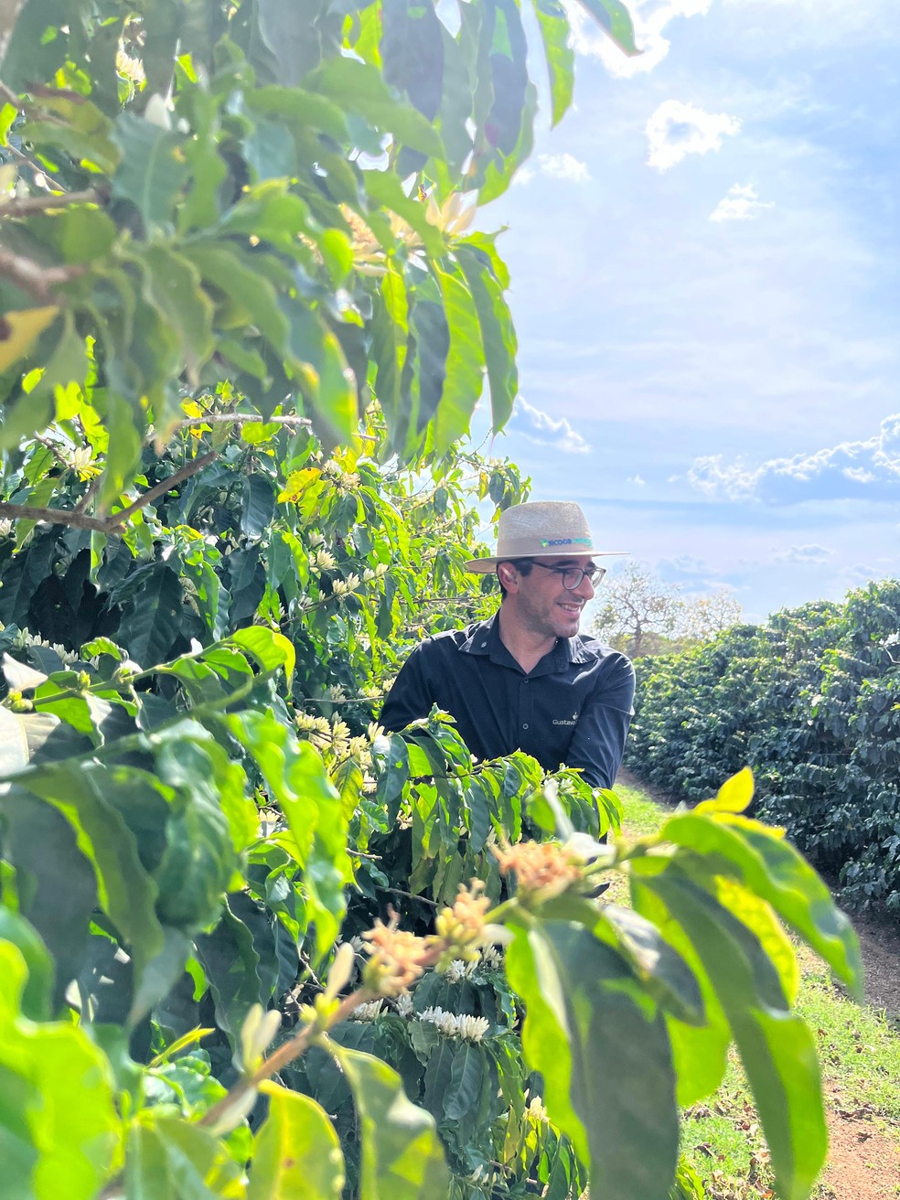 Gustavo Leonel lidera as atividades da Fazenda Bom Jardim  — Foto: Arquivo Pessoal / Gustavo Leonel