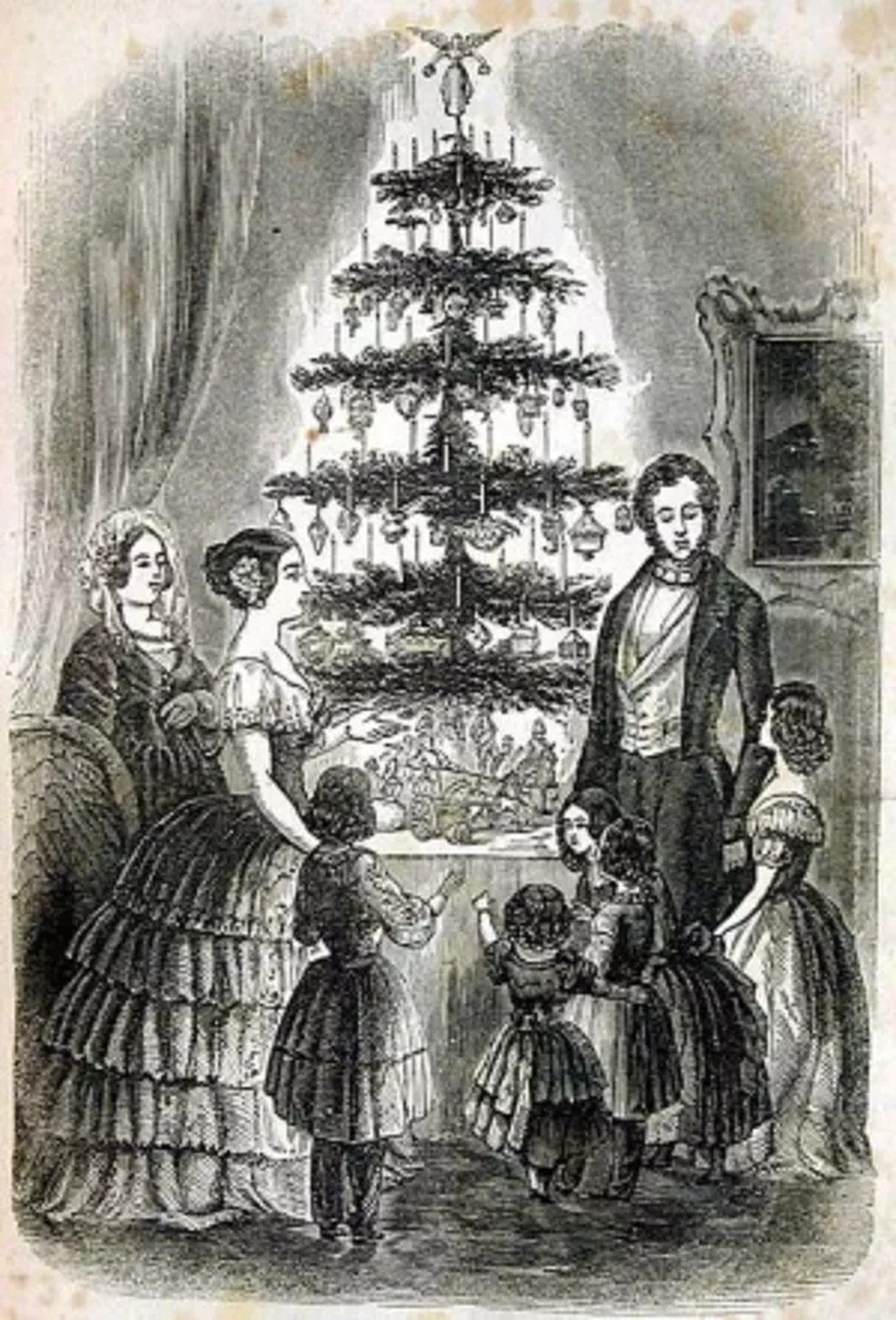 Ilustração do Godey's Ladys Book — Foto: Reprodução