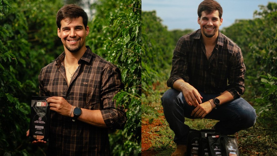 Arthur Rosseto Henriques deixou a carreira no futebol para investir na produção de café