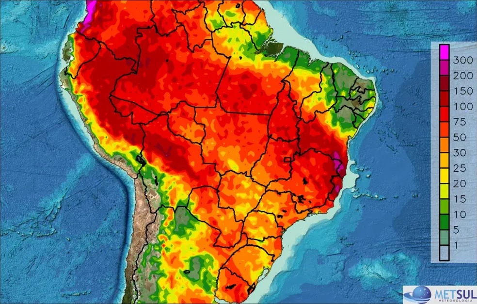 Zona de converg ncia do atl ntico sul faz chover no brasil nos pr ximos