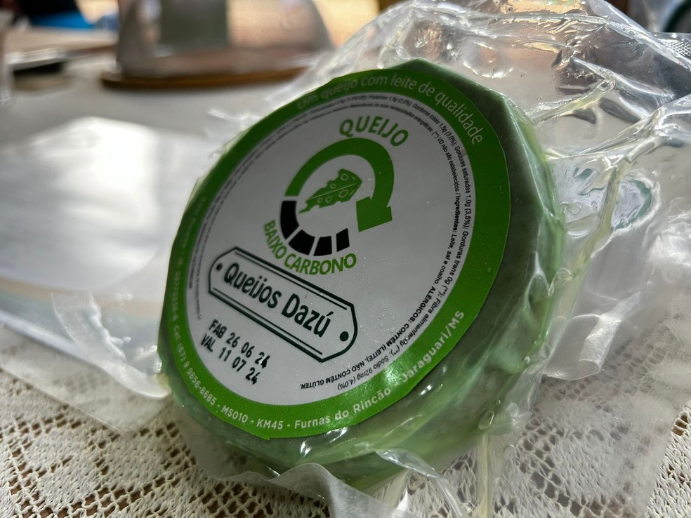 Queijo verde com erva-mate tereré Dazú — Foto: Divulgação