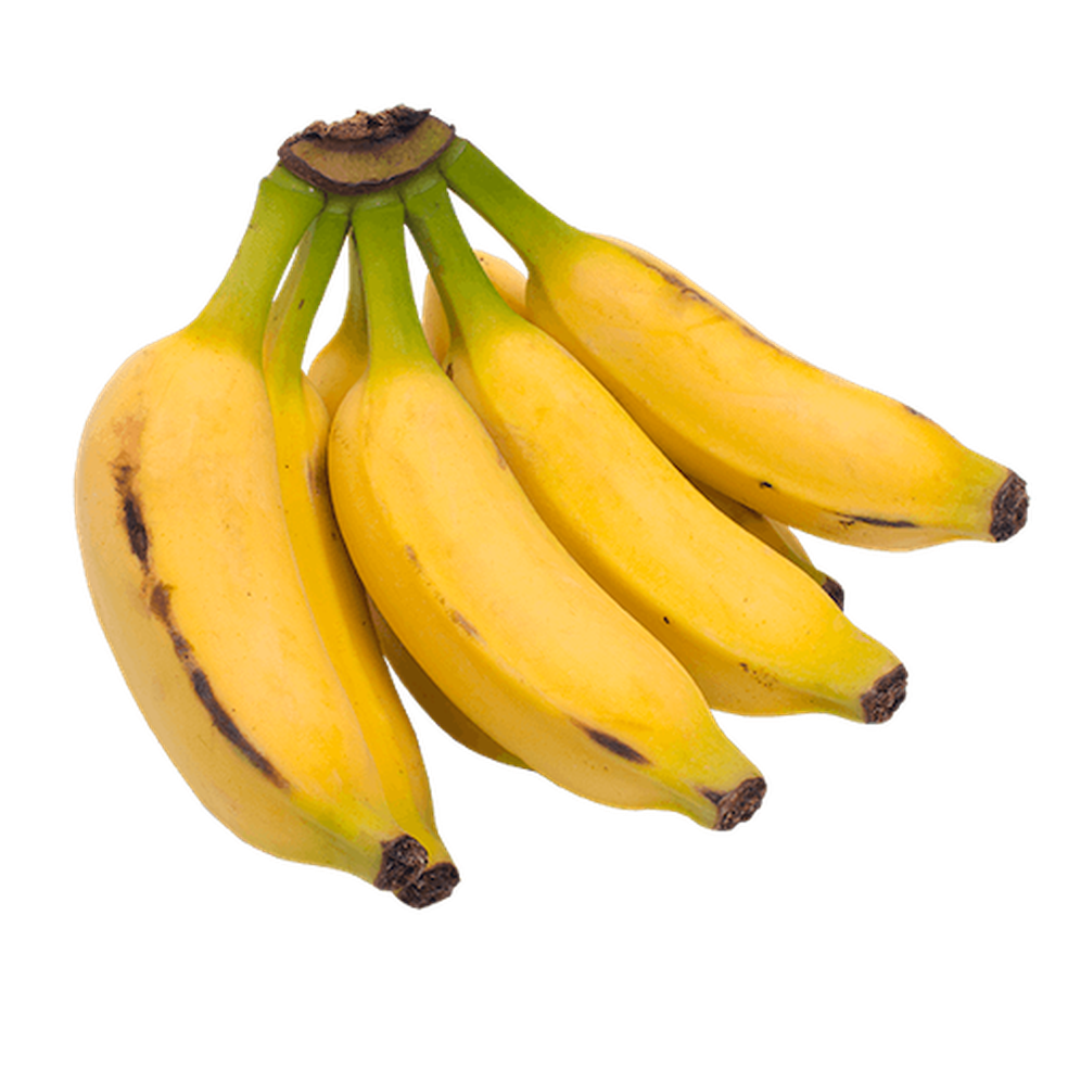 Banana prata é uma das que têm maior durabilidade, de até quatro dias — Foto: Ceagesp/Divulgação