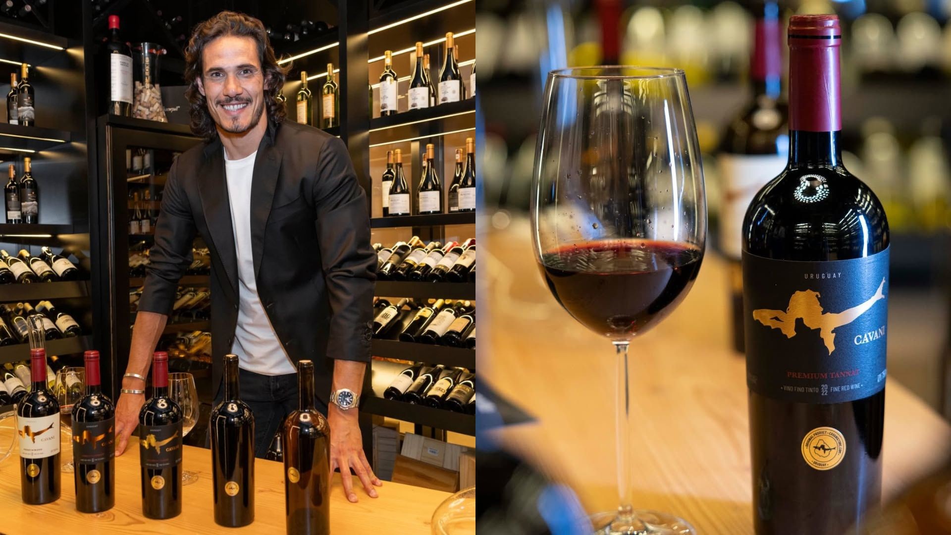 Cadê o Cavani? Fora da Copa, atacante do Uruguai é dono de marca de vinhos