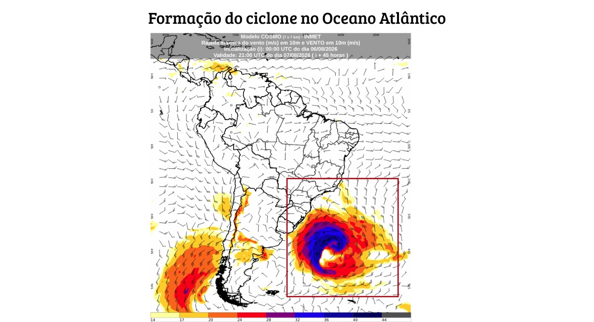 Ciclone mantém temporais no Centro-Sul; veja a previsão para a sexta-feira