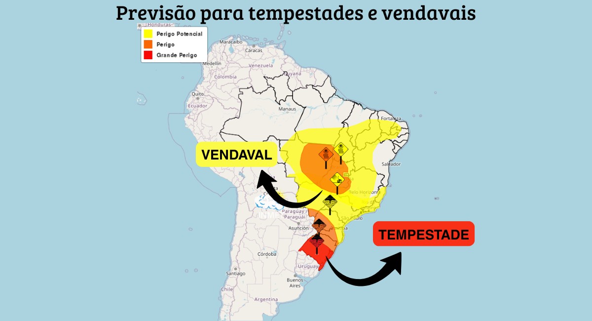 Maior parte do país tem alertas climáticos para as próximas horas - QTU Questões do Universo