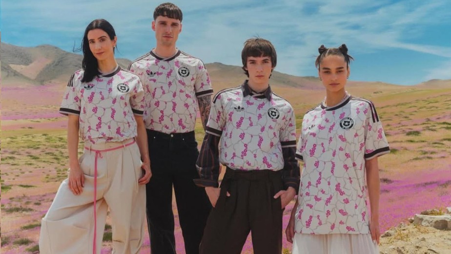 Fora da Copa, Chile lança camisa inspirada em flores do deserto