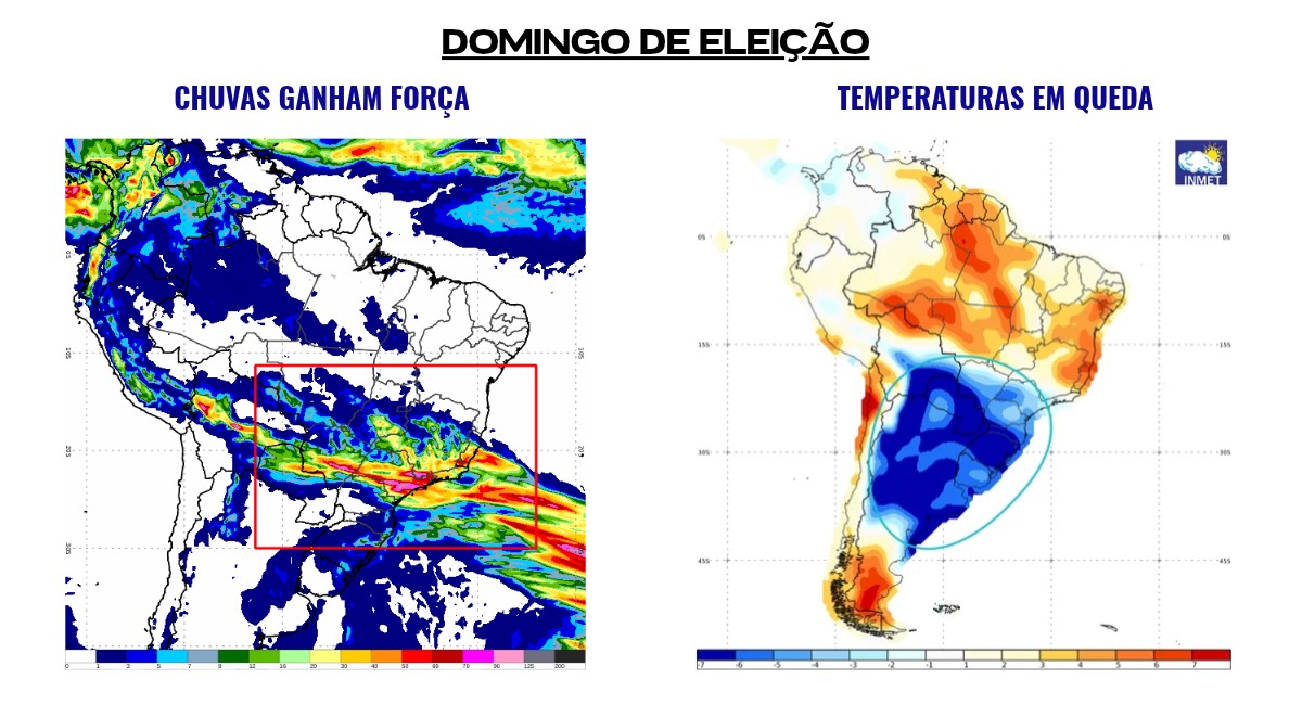 Chuva pode dificultar ida às urnas neste domingo; veja os Estados mais afetados