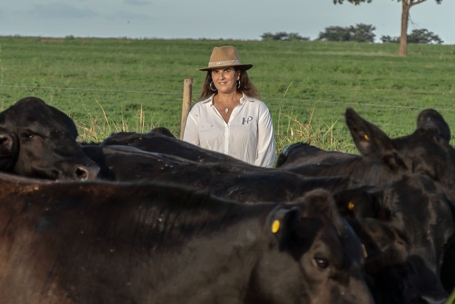 Administradora e sócia diretora da fazenda Anamelia, BrangusHP, em Martinópolis (SP), Tita Lancsarics