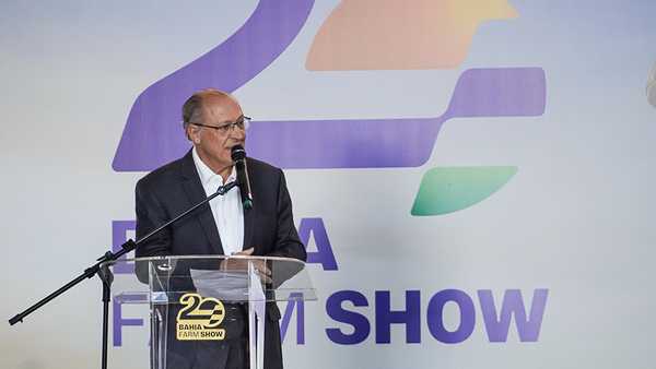 Geraldo Alckmin na Bahia Farm Show 2026