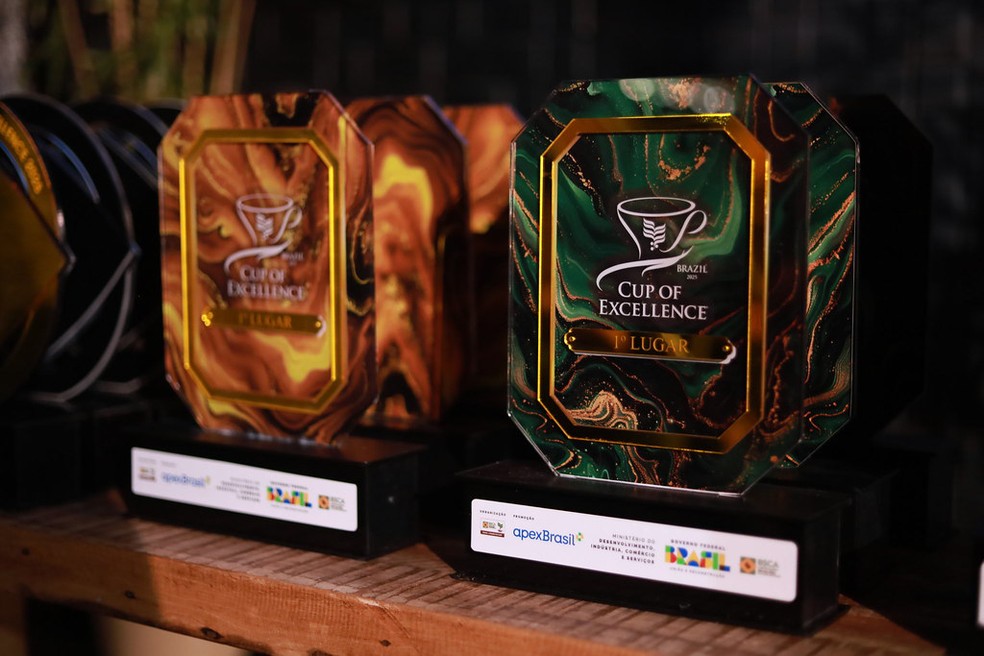 Troféu do Cup Of Excellence — Foto: Divulgação