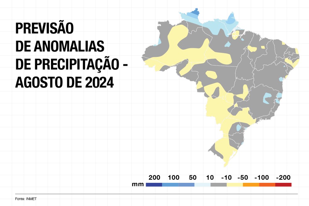 Previsão do tempo para agosto é de tempo quente e seco; veja vídeo