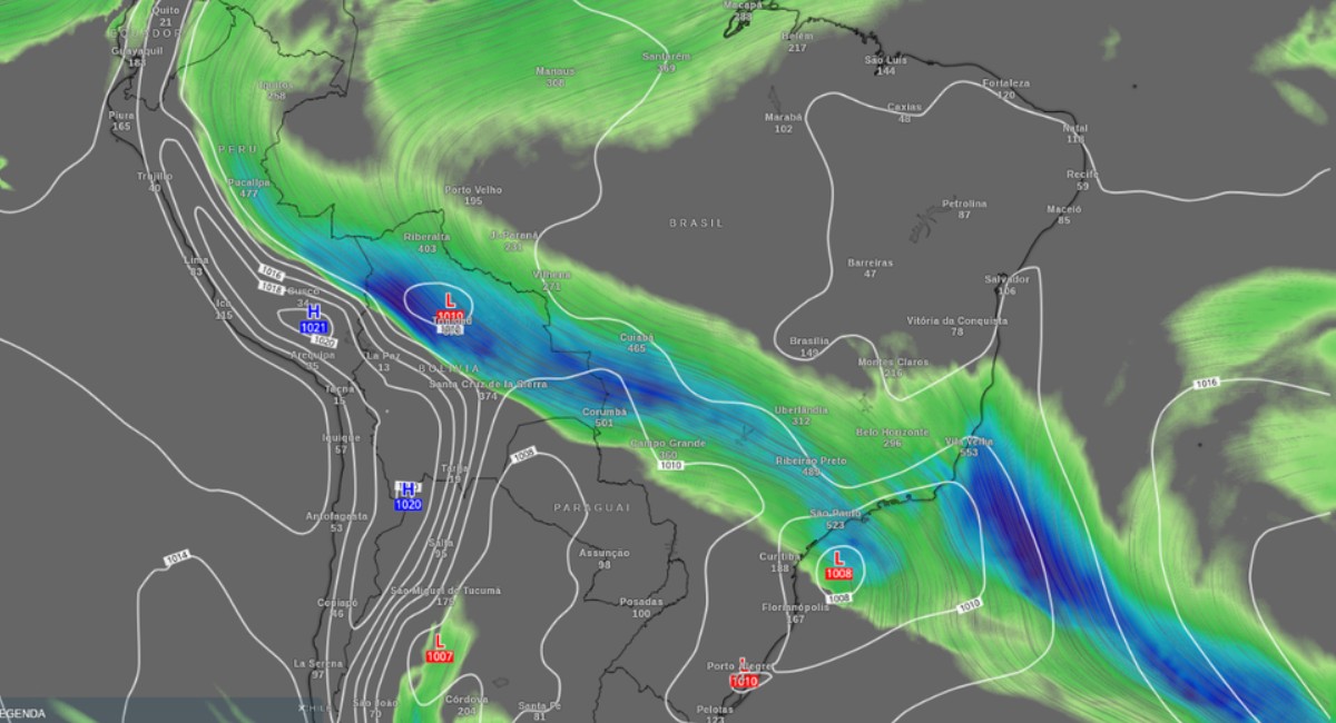 Quarto ciclone do ano chega nesta semana com chuvas intensas, alerta Inmet