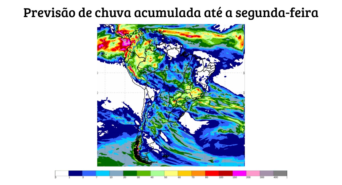 Chuva atinge todas as regiões do país durante o feriadão; veja a previsão