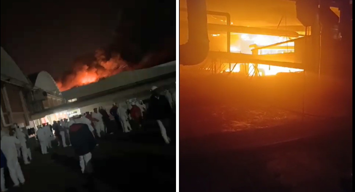 Incêndio atinge indústria da Copacol