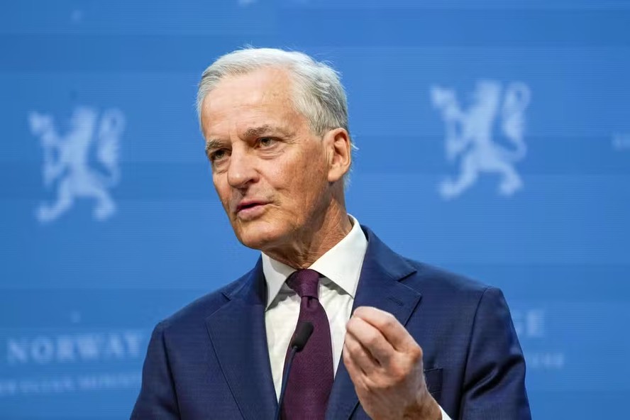 O primeiro-ministro da Noruega, Jonas Gahr St�re