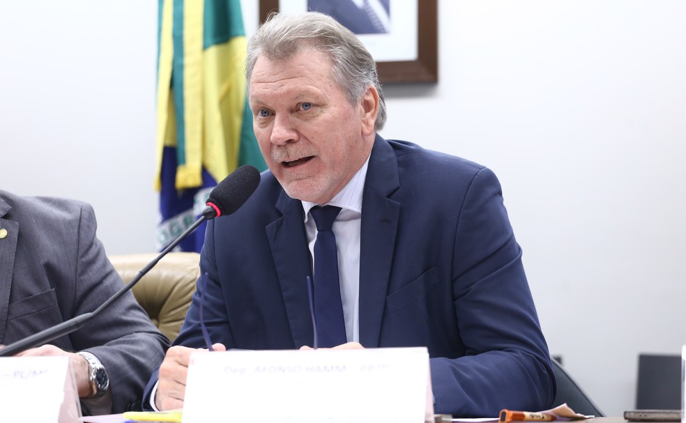 Segundo o deputado Afonso Hamm (PP-RS), entre 2020 e 2025, os municípios beneficiados devem ter apresentado ao menos duas quebras de safra — Foto: Vinicius Loures/Câmara dos Deputados