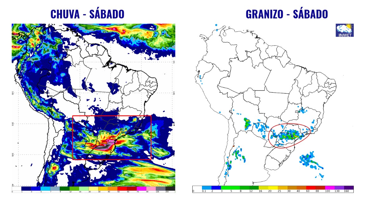 Fim de semana de eleições terá atuação de ciclone e chuva forte em três regiões do país