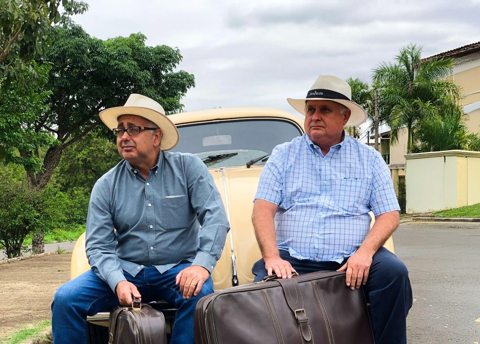 Os fundadores da Casa do Construtor em registro que destaca a origem interiorana da Rede — Foto: PressWorks