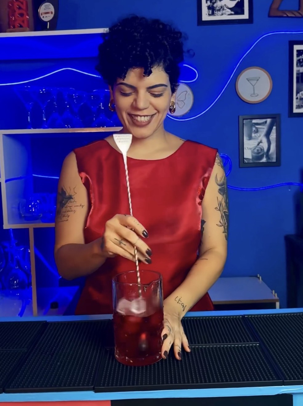 Heloísa Carli, mixologista de Feira de Santana (BA), trouxe ingredientes como licuri e umbu para suas receitas  — Foto: Arquivo pessoal