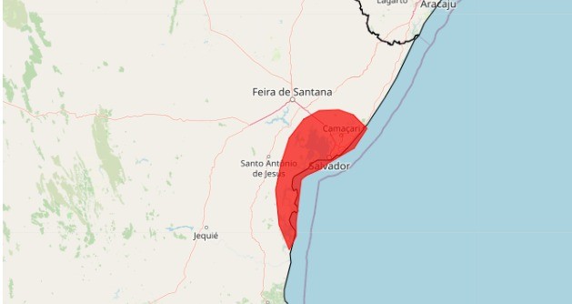 Alerta vermelho: Salvador segue com fortes chuvas e condições para deslizamentos
