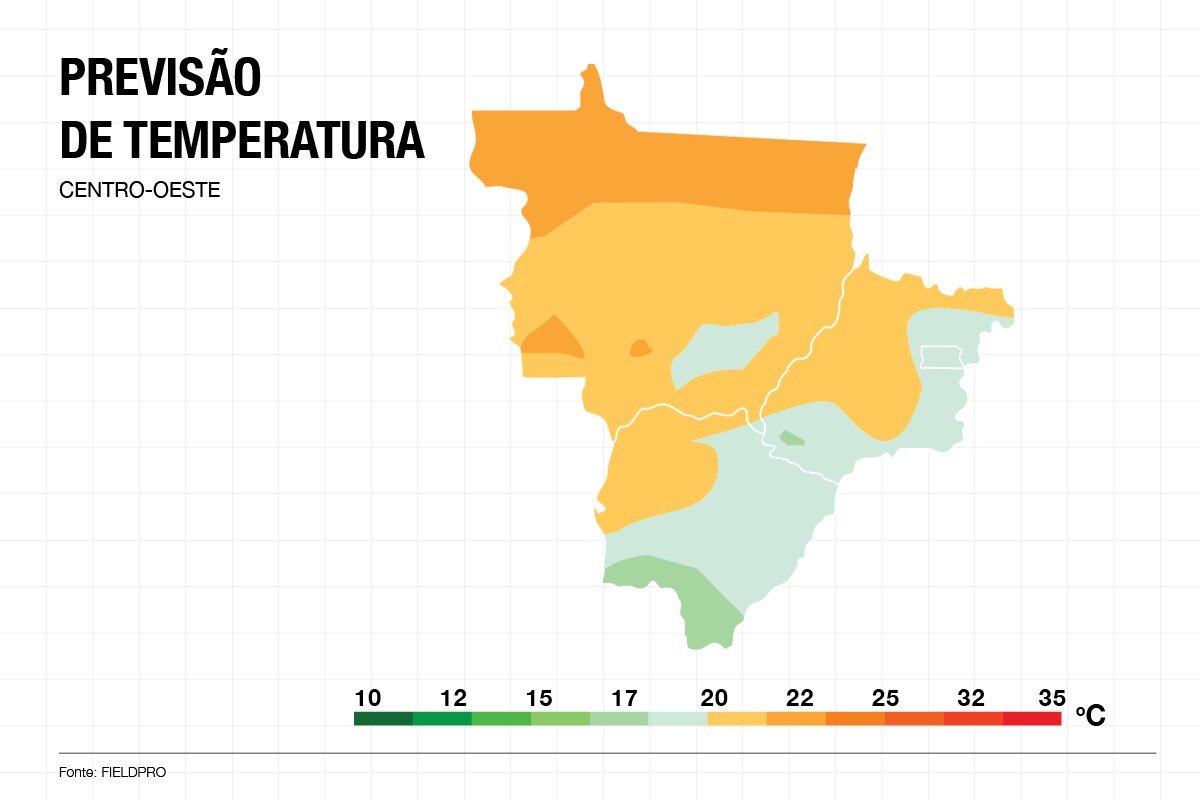 Inverno 2024: Centro-Oeste deve seguir com poucas chuvas