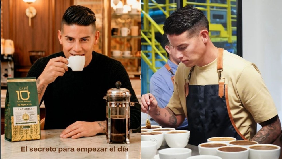 James Rodríguez, confirmado na Copa com a Seleção da Colômbia — Foto: Divulgação