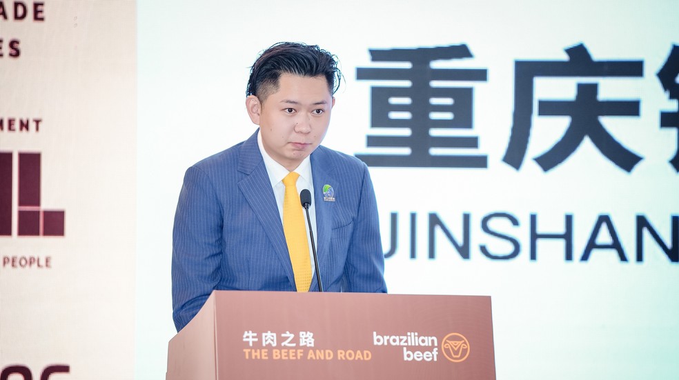 Mark Zang, CEO da JinShangXu International — Foto: Abiec/Divulgação