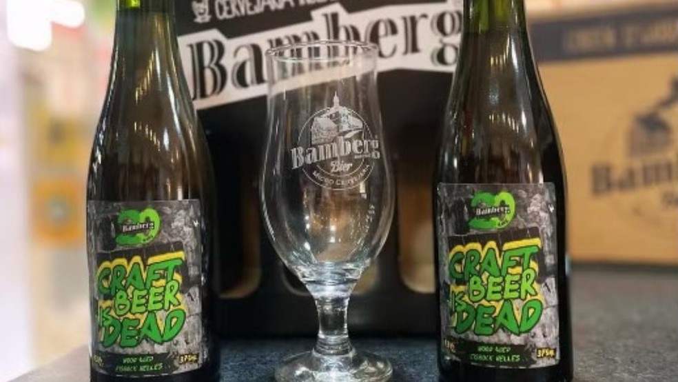 Craft Beer is Dead tem sabores de damasco, abacaxi e pêssego em conserva e licor — Foto: Divulgação